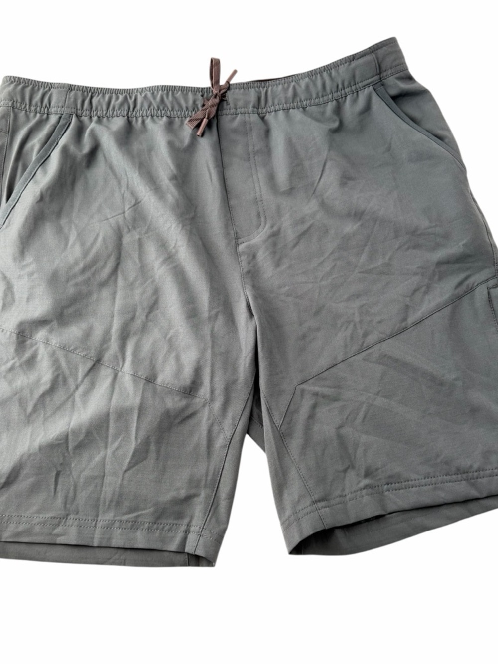 Gerry Men’s 4 Way Stretch Pull-On Trail Shorts Size 2XL GRAY Hiking Fishing Golf